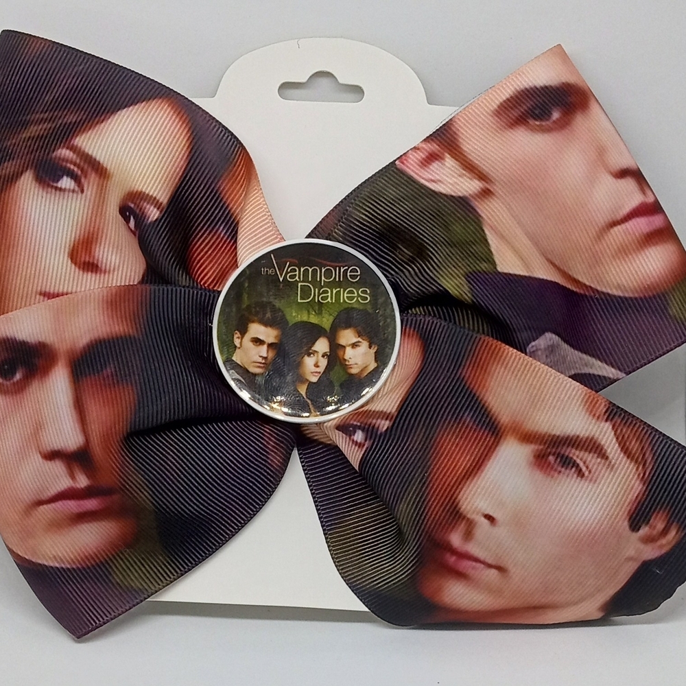 Hand Crafted Vampire Diaries Hair Bow